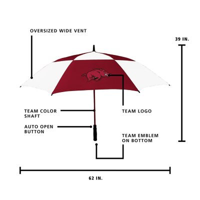 Logo Brands NCAA Oversized Umbrella, Assorted Teams