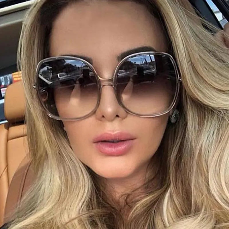 Classic Big Frame Luxury Women Sunglasses