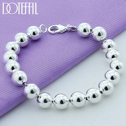 Sterling Silver Circle Ball Beads