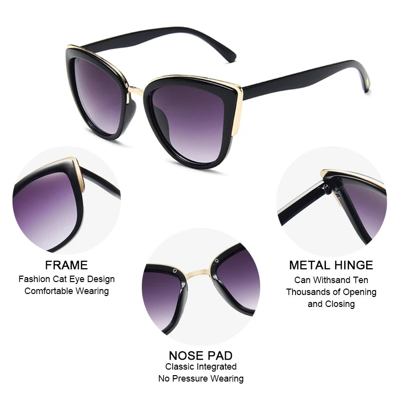 Classic Cat Eye Women Sunglasses