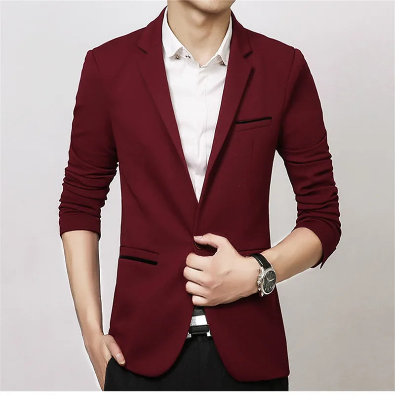 Luxury Men Blazer Slim Fit