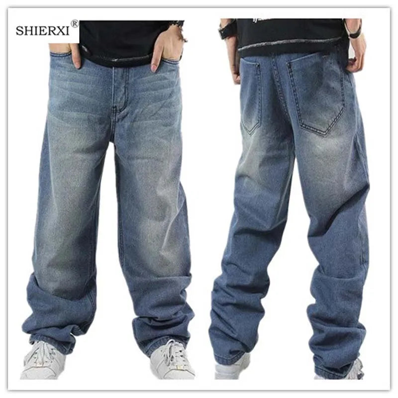 Man Loose Jeans Hip hop Skateboard Jean