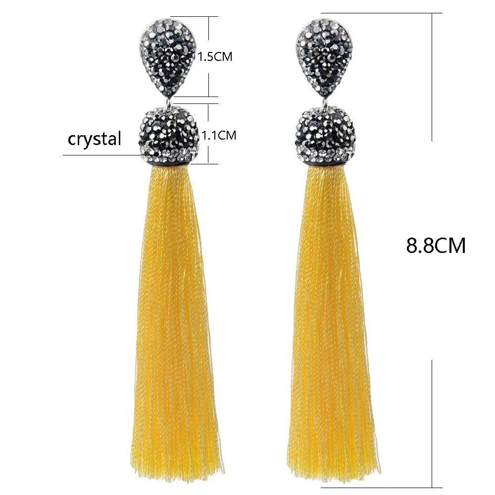 Tassel Earrings Handmade Bohemian