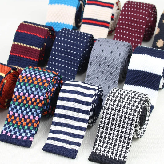 Men's Knit Leisure Striped ties