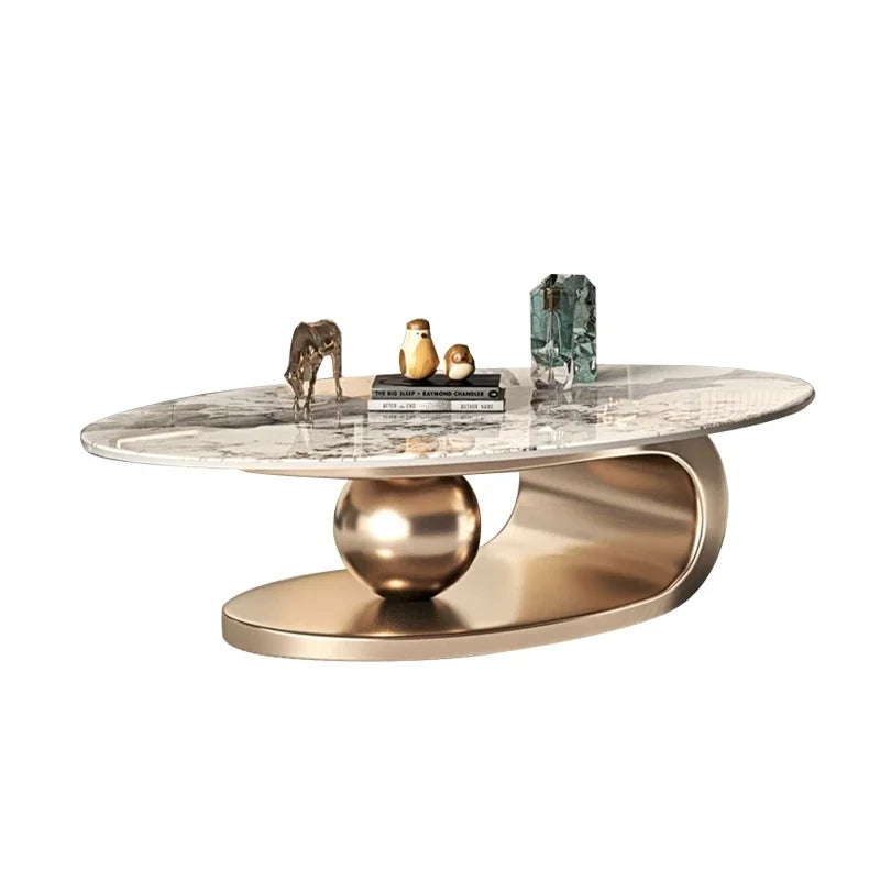 Modern Design Oval Coffee Table