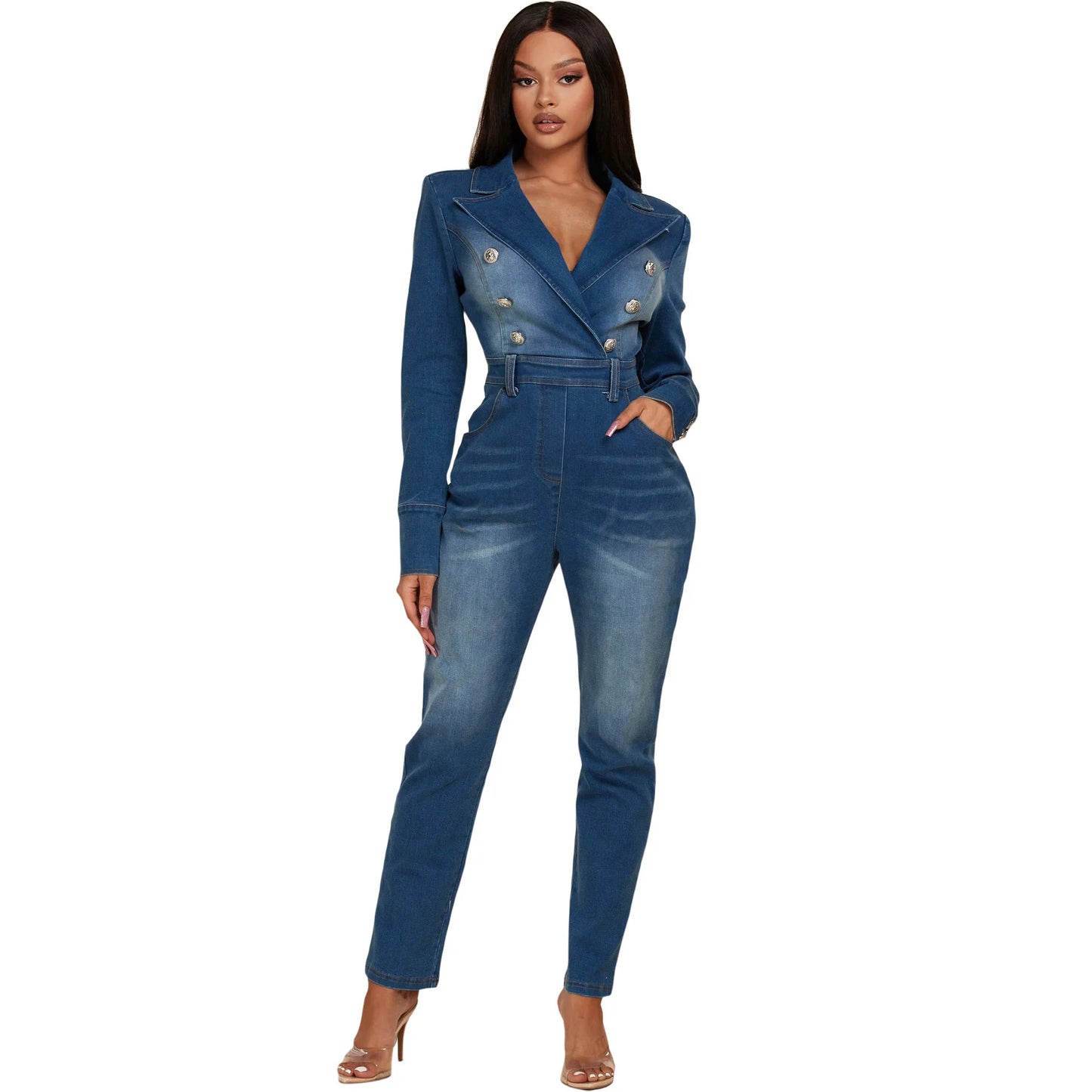 Denim Jean Jumpsuits