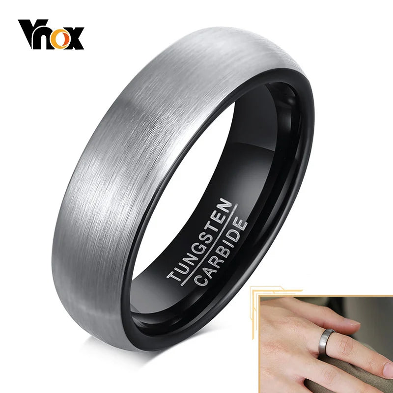 Men Matte Finished Carbide Ring,