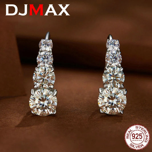 Lady's Diamond Buckle Earrings