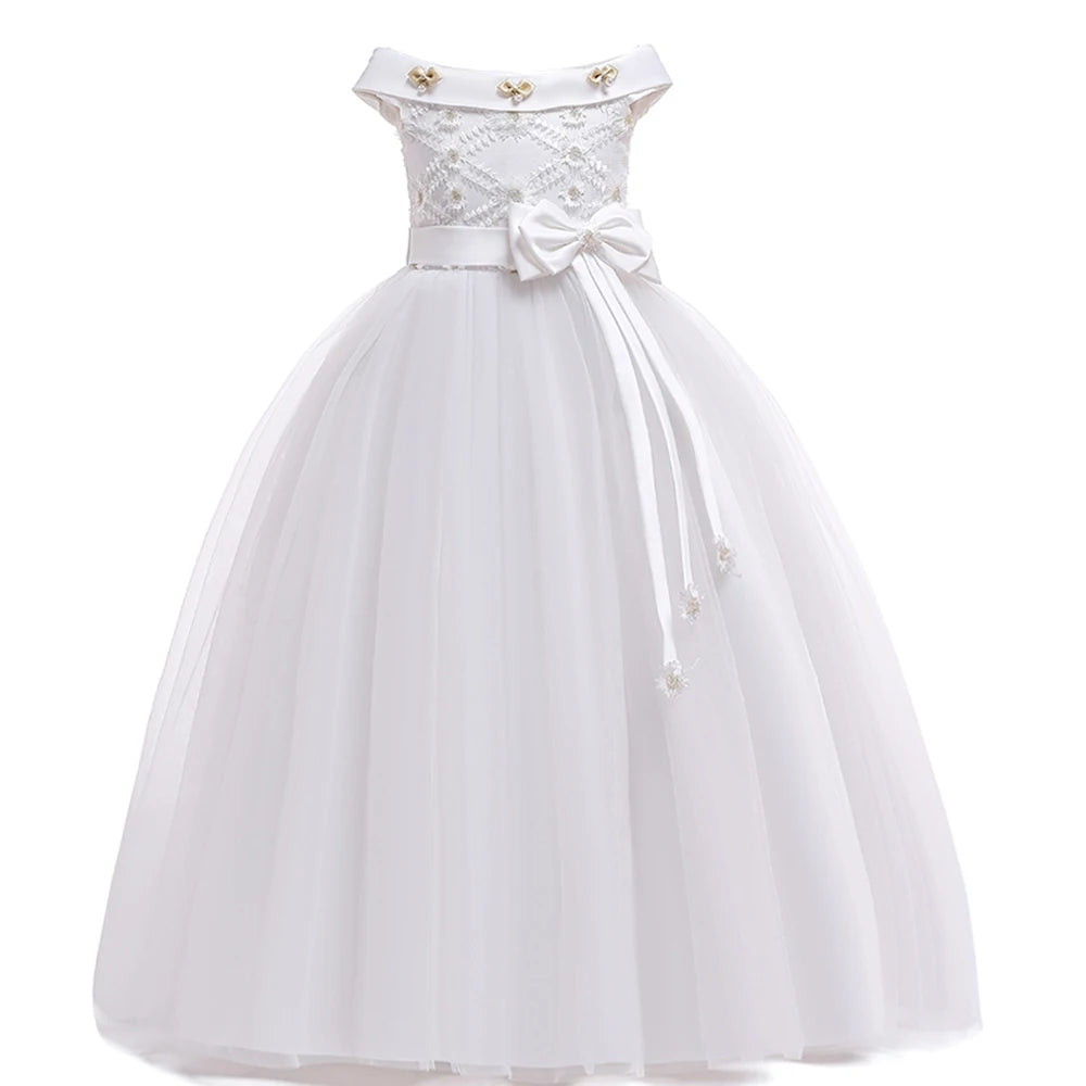 Princess Dress Girls Flower Ball Gown