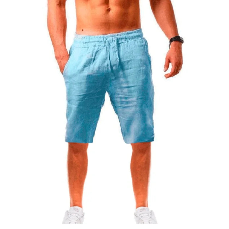 Men's Cotton Linen Shorts