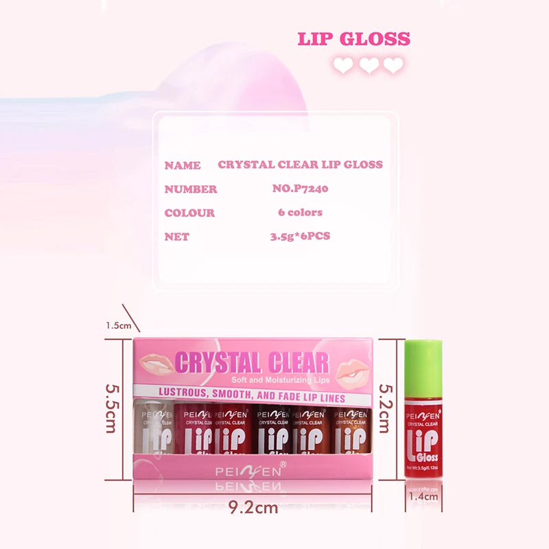 6Pcs/set Lip Oil