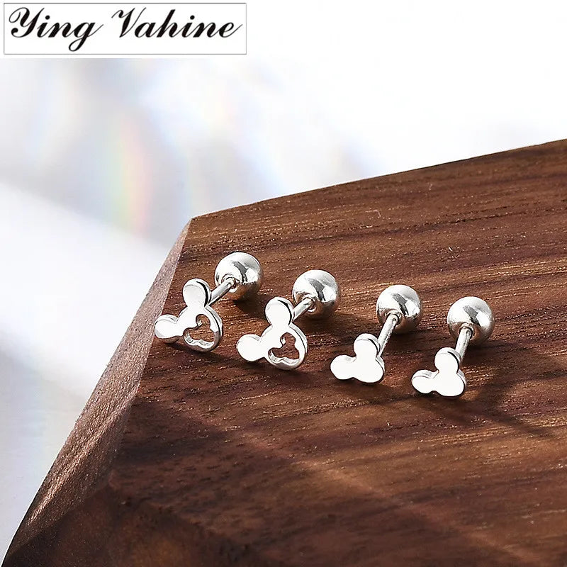 Lovely Cute Cartoon Mickey Stud Earrings