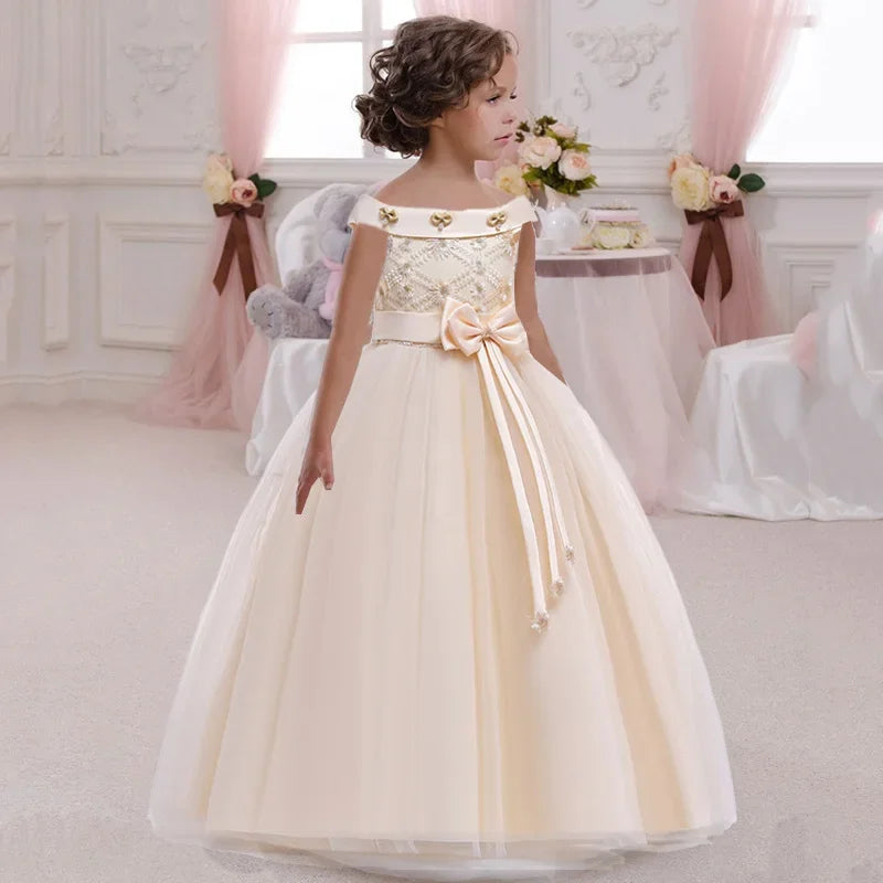 Princess Dress Girls Flower Ball Gown