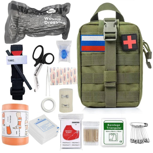 Survival First Aid Kit Outdoor Gear Emergency Kits Trauma Bag