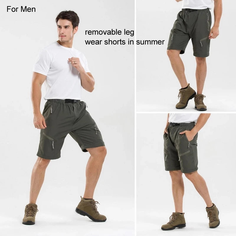 Detachable Quick Dry Cargo Pants