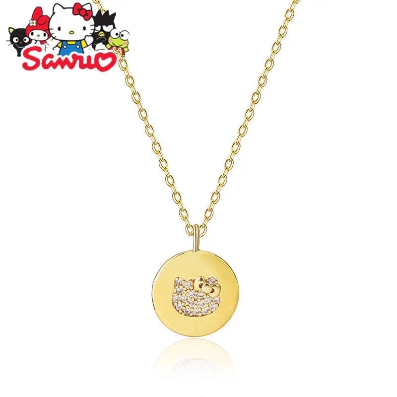 Hello Kitty Diamond Pendant Necklace