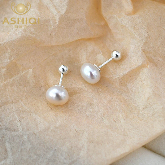 Natural Freshwater Pearl Earrings