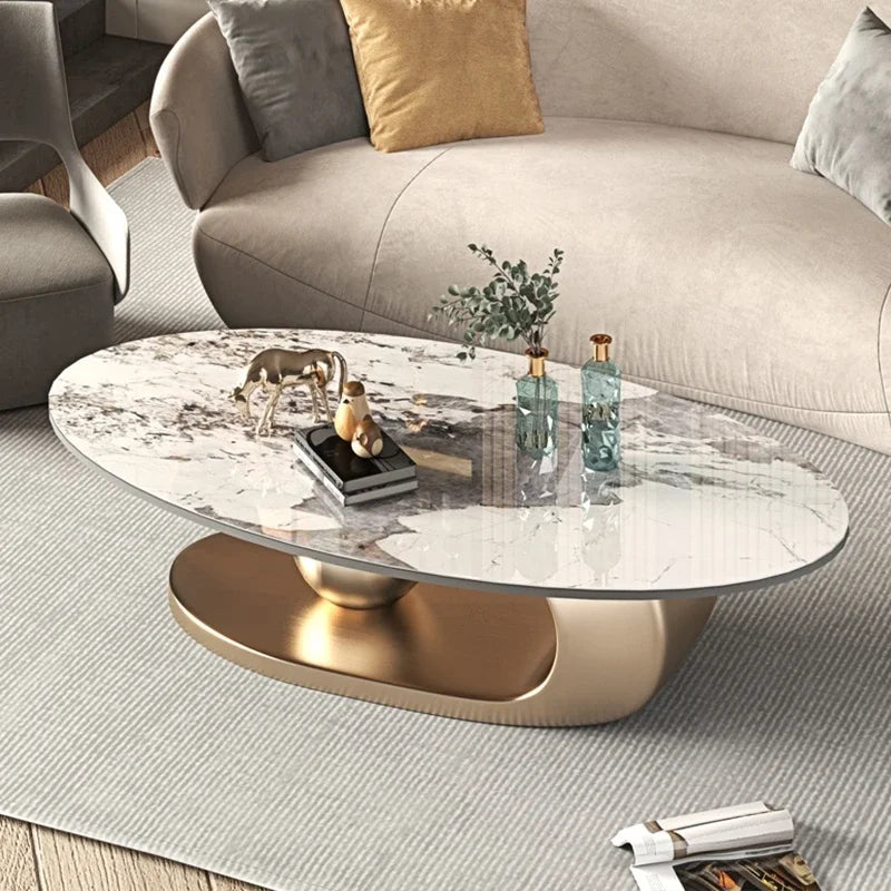 Modern Design Oval Coffee Table