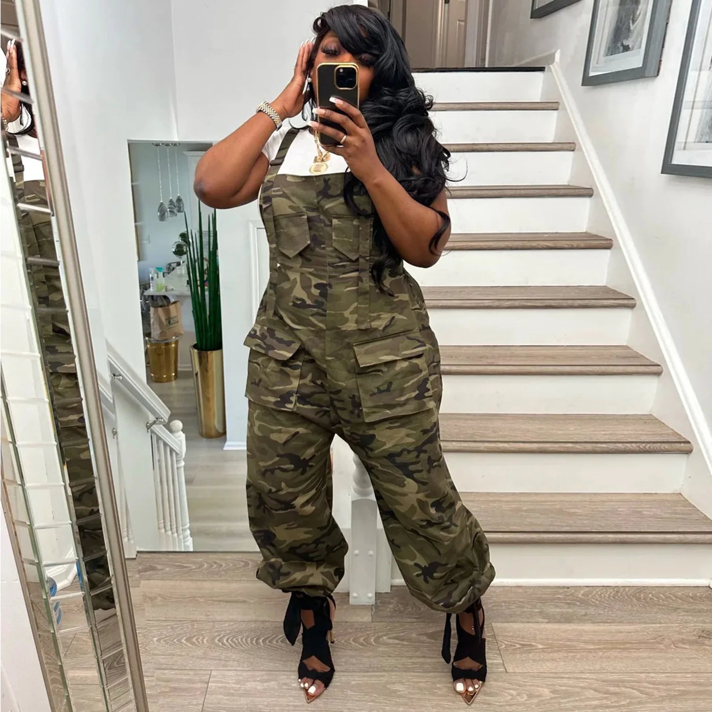 Camouflage Baggy Jumpsuit