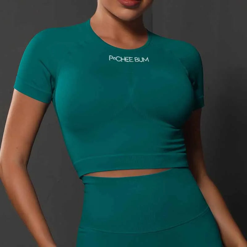 Women Gym Seamless Shirt