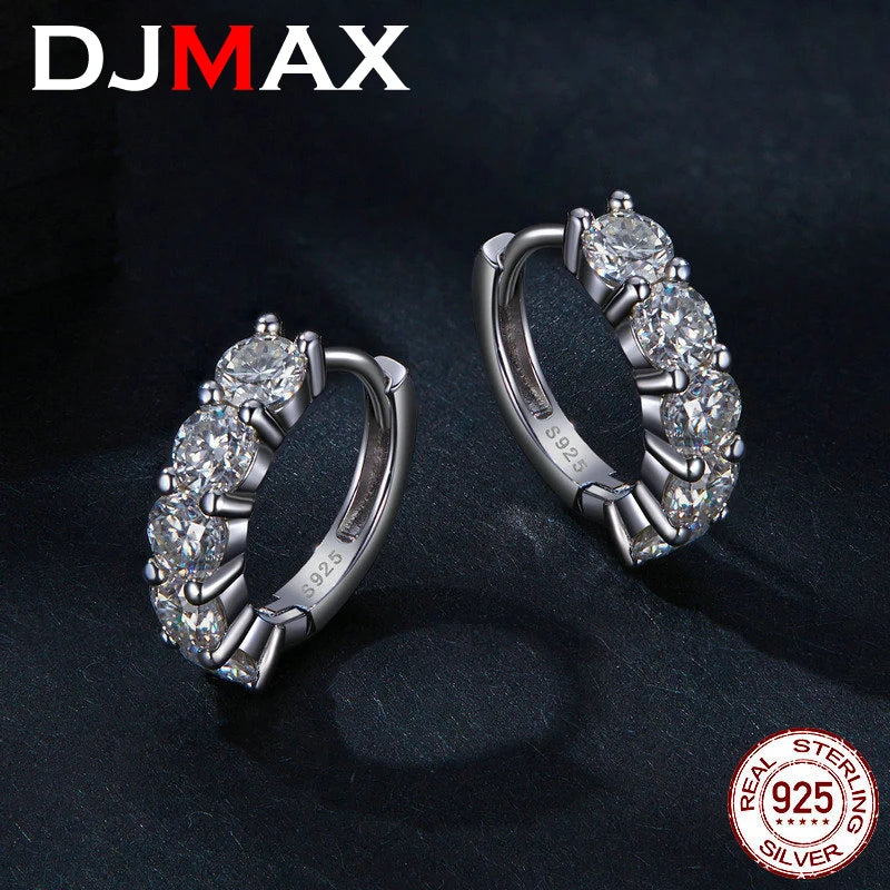 Lady's Diamond Buckle Earrings