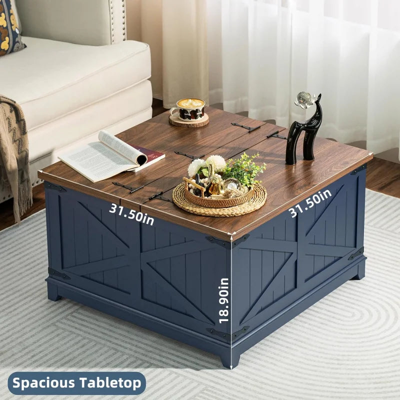 Coffee Table with Hidden Storage