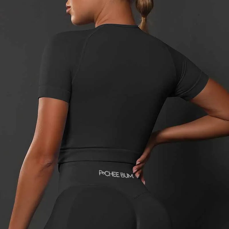 Women Gym Seamless Shirt