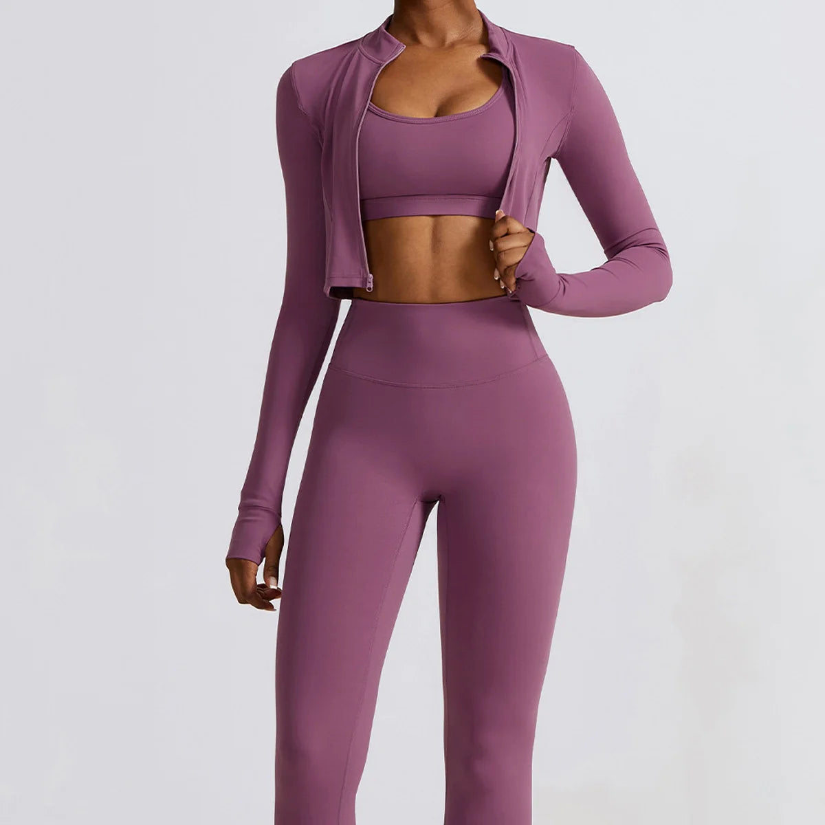 Yoga Set 2/3pcs Women Sleeveless/Long Sleeve Suits Fitness Gym Set Tracksuits Leggings High Quality