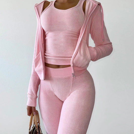 Women Thick Fleece 3 Piece Set