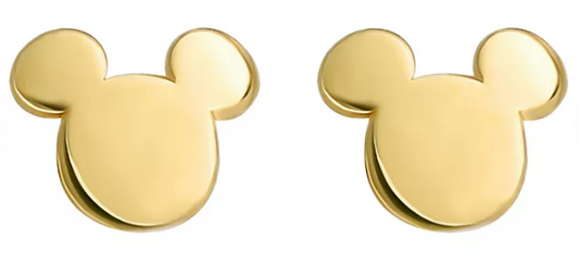 Disney Mickey or Minnie Mouse Earring in 14K Gold