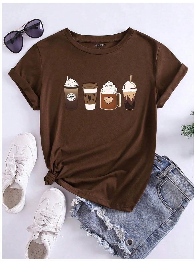 Coffee Print Tee