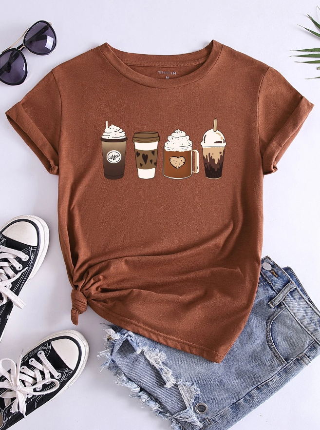 Coffee Print Tee