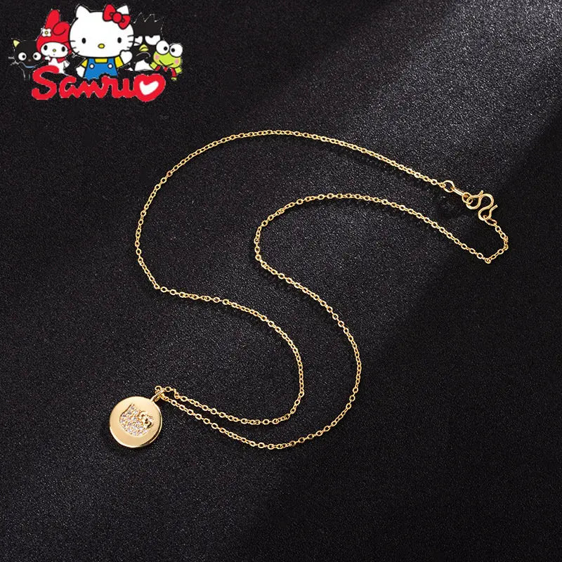 Hello Kitty Diamond Pendant Necklace