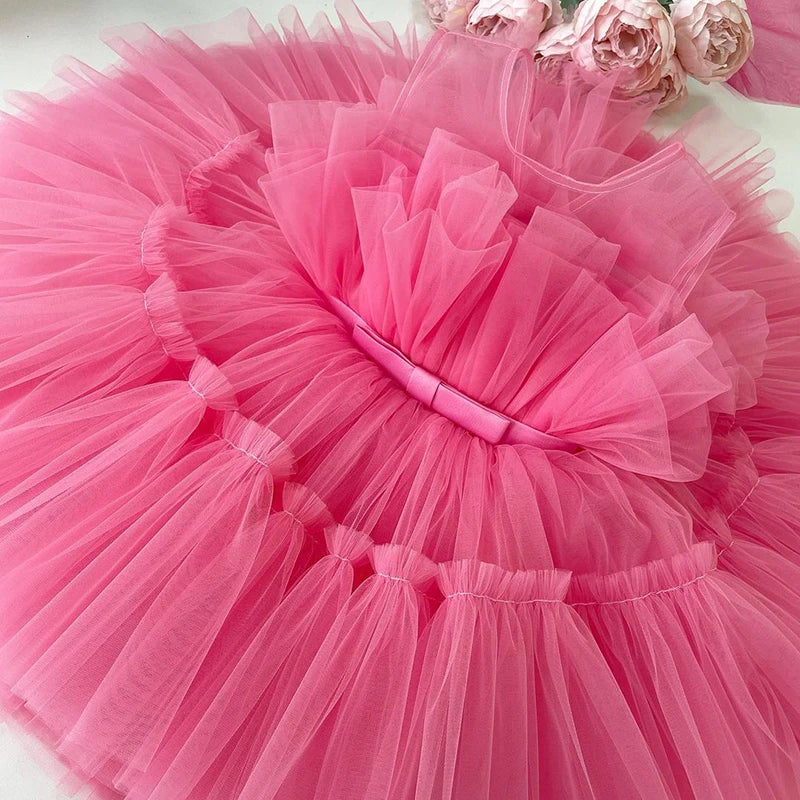 Girls Toddler Princess Gown Elegant Tulle