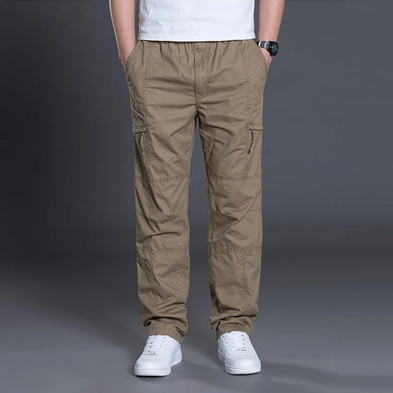 Casual Cotton Long Straight Joggers