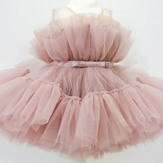 Girls Toddler Princess Gown Elegant Tulle