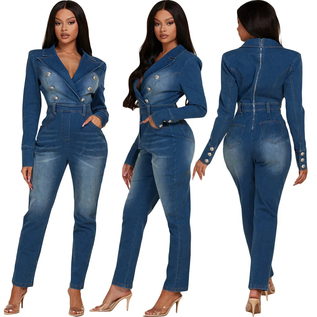 Denim Jean Jumpsuits