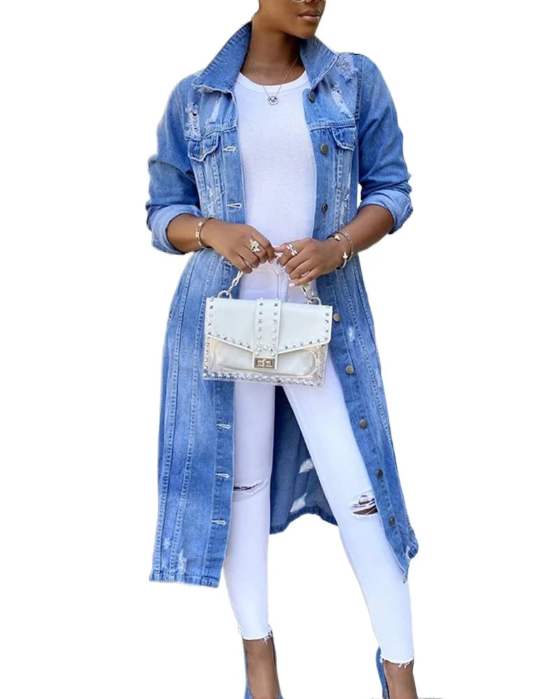 Ripped Denim Jacket