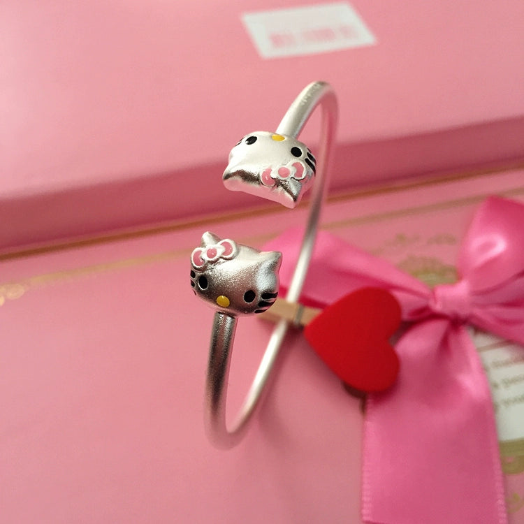 Hello Kitty Anime 925 Sterling Silver Ring